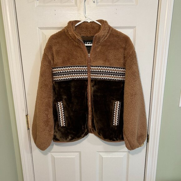 UGG Women's  Marlene Sherpa Full Zip Jacket - Picture 1 of 9